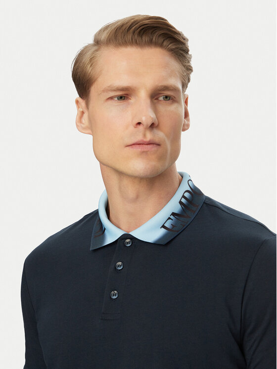 Emporio Armani Emporio Armani Polo EM000571 AF20432 UB102 Azul marino Regular Fit