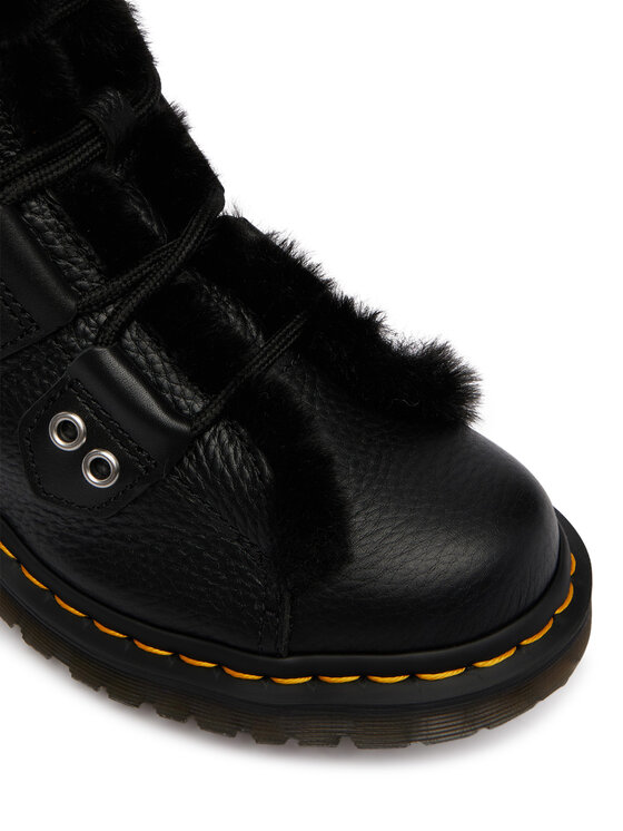 Dr. Martens Žygio batai Dr. Martens 1460 Faux Fur Lined DM31876001 Juoda