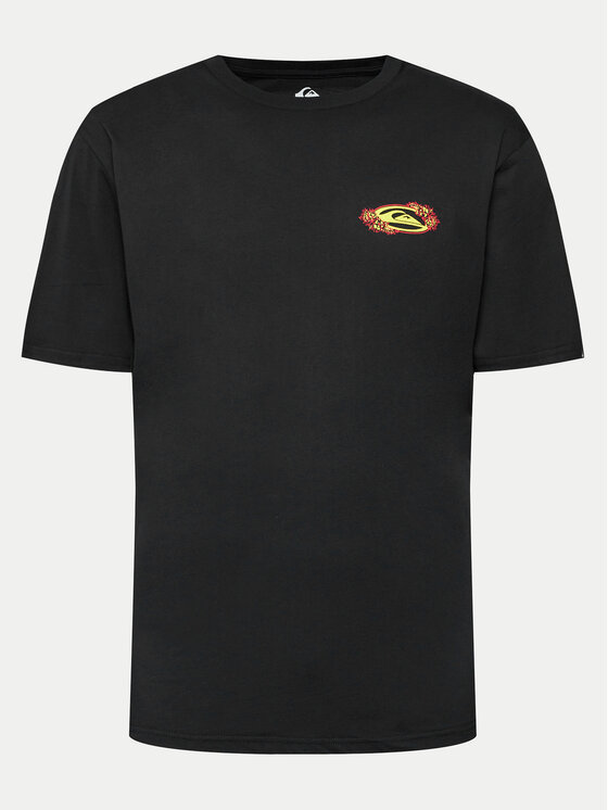Quiksilver Quiksilver Marškinėliai Tc Snap EQYZT07672 Juoda Regular Fit