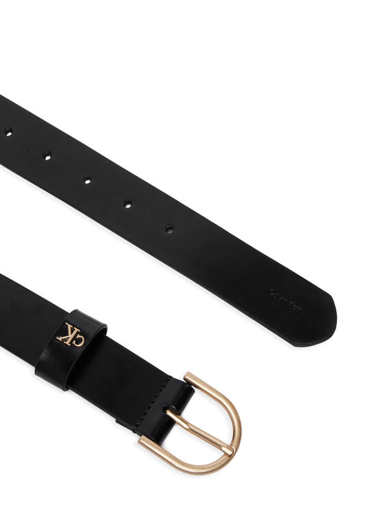 Calvin Klein Curea Calvin Klein Rounded Buckle Ck Loop 35Mm LV04F7145G Negru