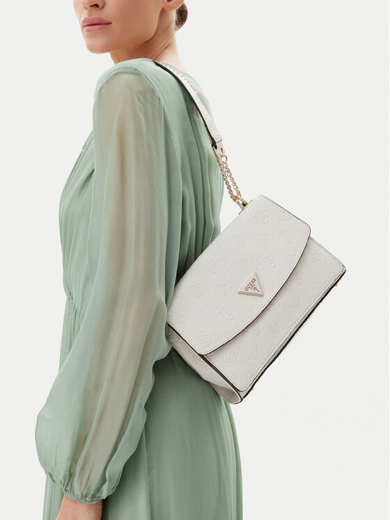 Guess Ročna torba Guess HWPG93 49210 Bela
