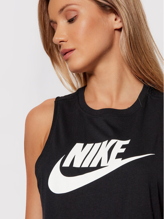 Nike Nike Топ Sportswear Futura New CW2206 Чорний Regular Fit