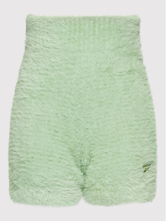 Reebok Reebok Pantalones cortos de tela Cozy Legging H46811 Verde Fitted Fit
