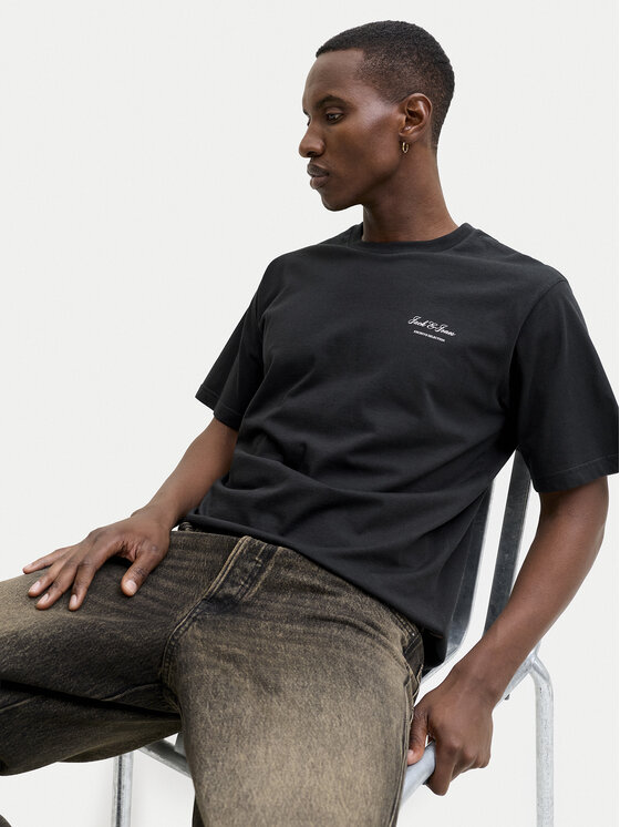 Jack & Jones Jack & Jones Camiseta Earchive 12287990 Negro Regular Fit