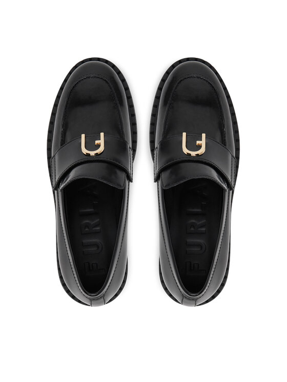 Furla Loafersy Furla New Legacy YJ81FNL BX4042 AL O6000 Černá
