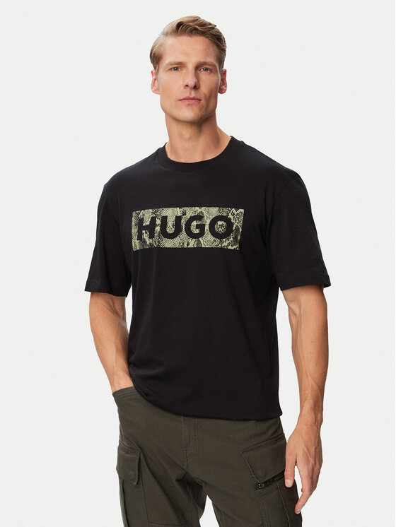 HUGO HUGO Camiseta Nerpient 50566041 Negro Regular Fit