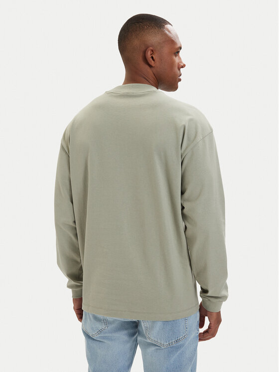 HUGO HUGO Camiseta de manga larga Daposo 50511029 Verde claro Relaxed Fit