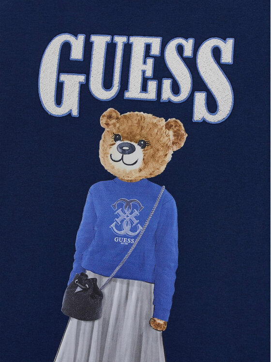 Guess Guess Camiseta J6RI10 K6YW4 Azul marino Regular Fit