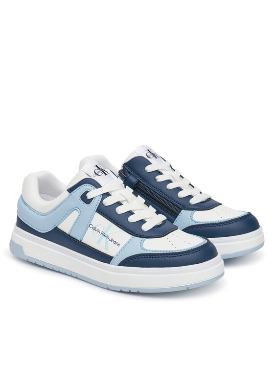 Calvin Klein Jeans Superge Calvin Klein Jeans Low Cut Lace-Up Sneaker V3X9-82091-1355 Modra