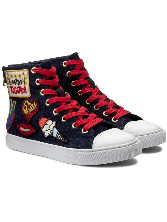 Tommy Hilfiger Sportcipő Tommy Hilfiger High Top Sneaker Gigi Hadid 1C FW0FW01134 Midnight 403