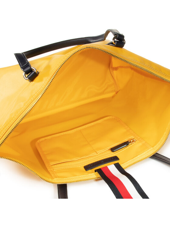 Tommy Hilfiger Torebka Tommy Hilfiger Poppy Tote AW0AW07956 Żółty