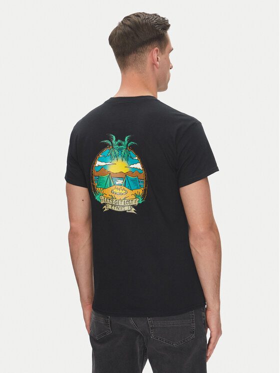 Etnies Etnies T-shirt Camp Vibes 4130003782 Crna Regular Fit
