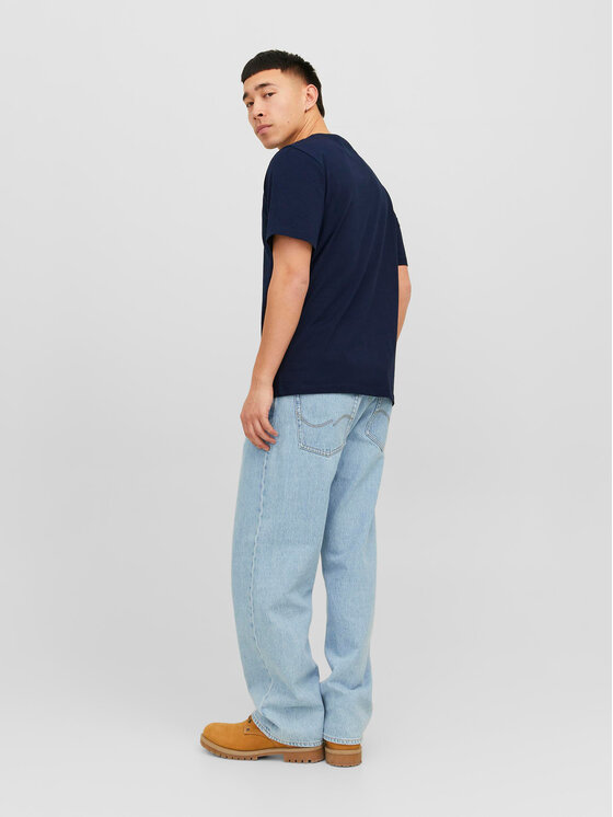 Jack & Jones Jack & Jones Marškinėliai Corp 12233999 Tamsiai mėlyna Standard Fit