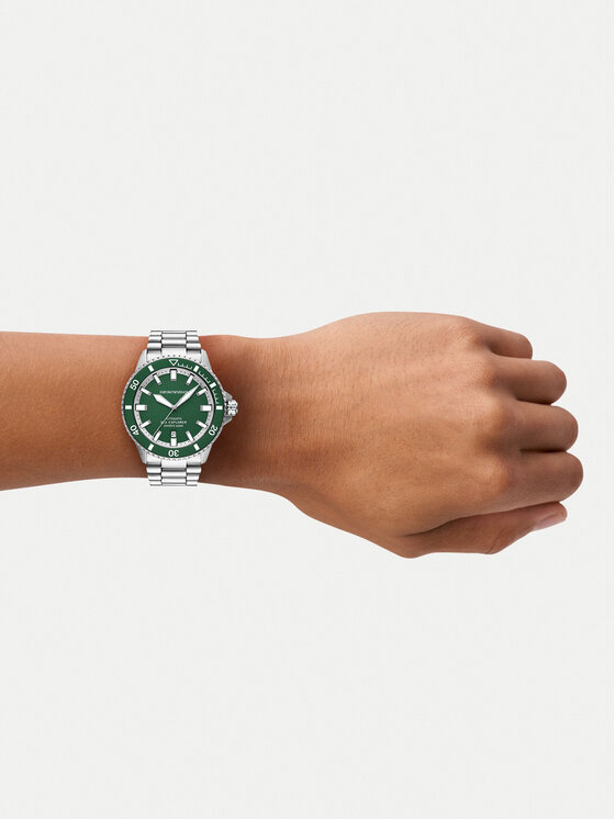 Emporio Armani Годинник Emporio Armani Sea Explorer AR60088 Срібний