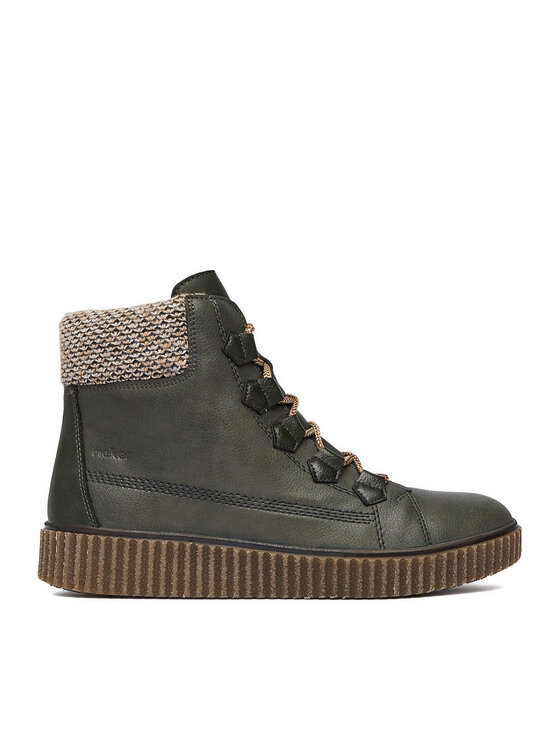 Rieker Auliniai batai Rieker CEO-Y4300-52 Tamsiai žalia
