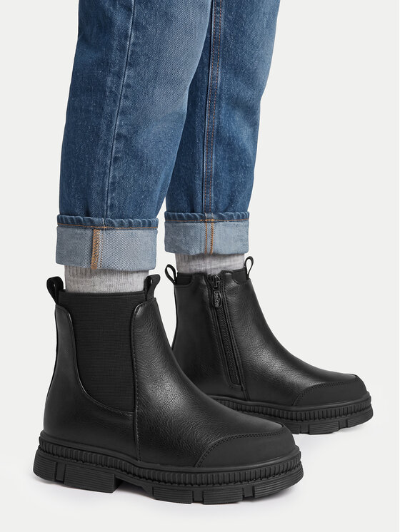 DeeZee Členková obuv DeeZee CEO-CM231205-52 Čierna