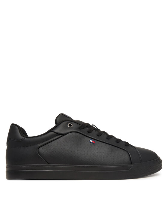 Tommy Hilfiger Zapatillas Tommy Hilfiger Lightweight Pinperf Lth Sneaker FM0FM05981 Negro