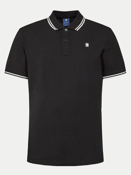 G-STAR G-Star Raw Поло Dunda D17127-5864 Чорний Slim Fit