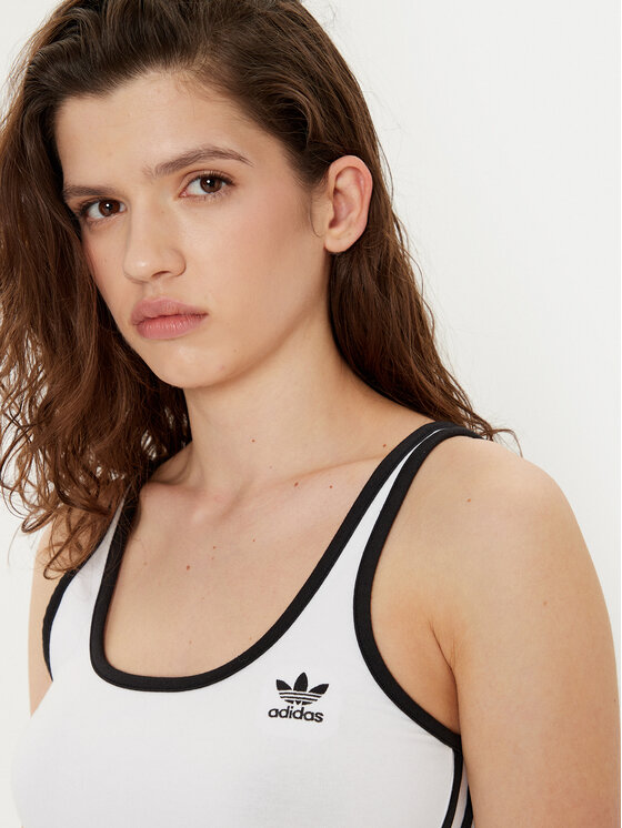 adidas adidas Top adicolor 3-Stripes JD4613 Blanco Slim Fit