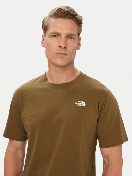 The North Face The North Face Camiseta Evolution Simple Dome NF0A8CZ2 Verde Regular Fit