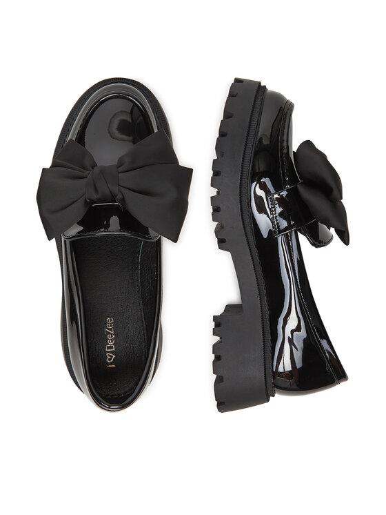 DeeZee Loafersy DeeZee 2024-47 Czarny