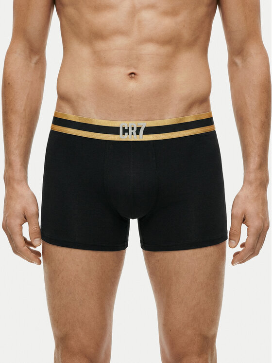Cristiano Ronaldo CR7 Cristiano Ronaldo CR7 Conjunto de calzoncillos boxer 8125-49 Negro