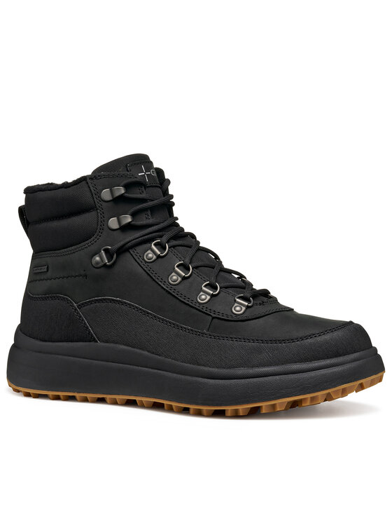 Geox Trekking čevlji Geox U Granito + Grip B A U46FZD 04554 C9999 Črna