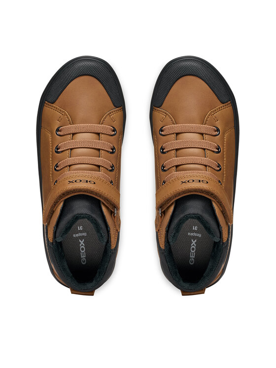 Geox Snīkeri Geox J Gisli Boy J465CC 0MEFU C1192 S Brūns