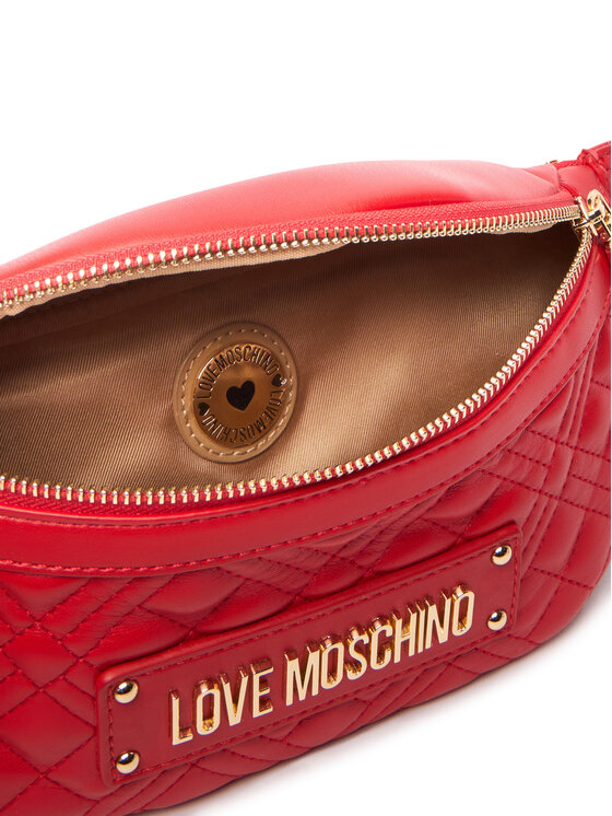 LOVE MOSCHINO Torbica za okrog pasu﻿ LOVE MOSCHINO JC4003PP1OLA0500 Rdeča