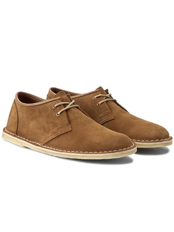 Clarks Nizki čevlji Clarks Jink 261052167 Rjava