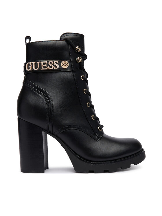 Guess Botki Guess FLFNEE ELE10 Czarny