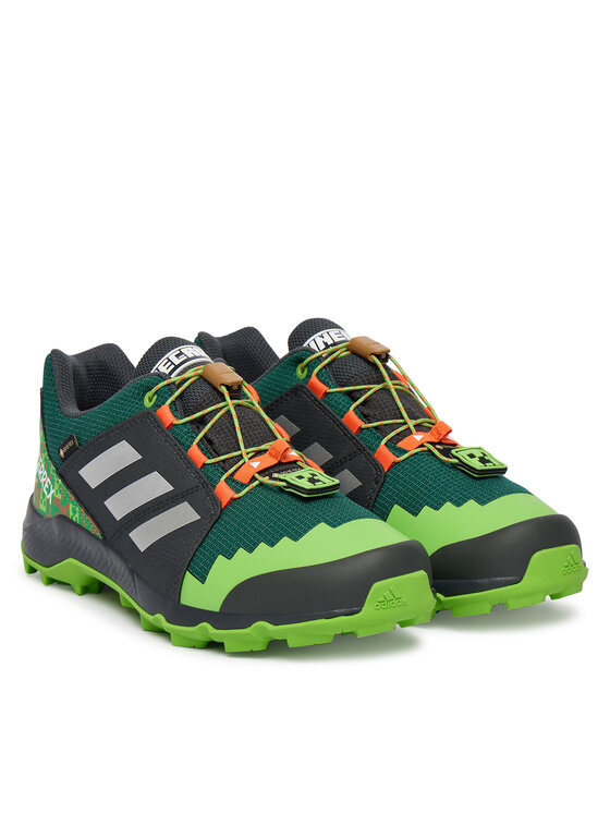 adidas Трекінгові черевики adidas Minecraft Terrex Gore-Tex Hiking JR1314 Зелений