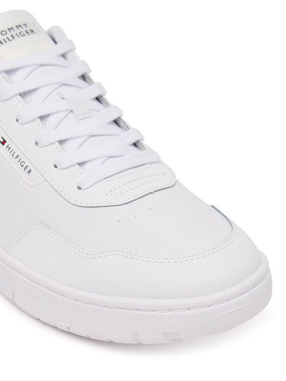 Tommy Hilfiger Sneakers Tommy Hilfiger Th Basket Core Leather FM0FM05927 Alb