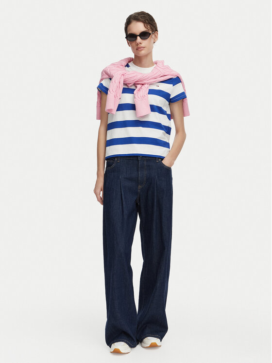 Tommy Jeans Tommy Jeans Camiseta Flag DW0DW23801 Azul Regular Fit