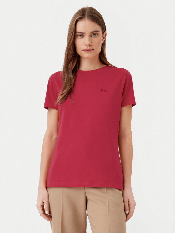 BOSS BOSS Футболка C_Esogo_1 50506973 Рожевий Slim Fit