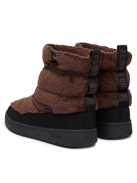 Puma Μπότες Χιονιού Puma Snowbae Suede Wns 402175 Σκούρο καφέ