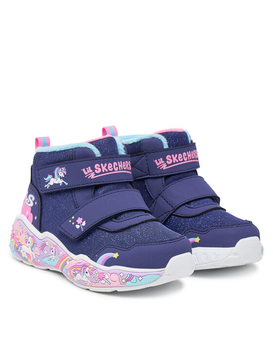 Skechers Μπότες Χιονιού Skechers Play Scene 303163N/NVMT Σκούρο μπλε