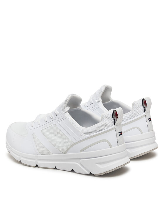 Tommy Hilfiger Laisvalaikio batai Tommy Hilfiger Modern Comfort Run Mix FM0FM05471 Balta