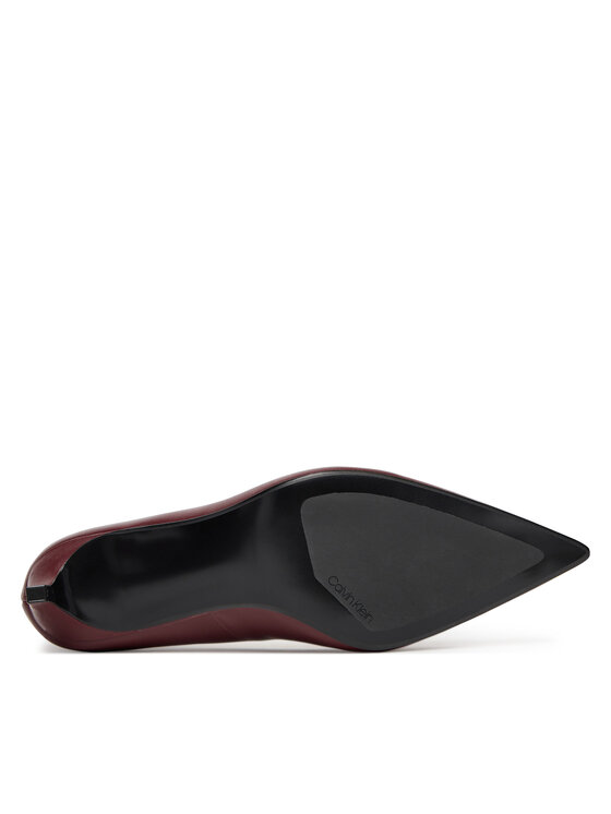 Calvin Klein Обувки на ток Calvin Klein Ess Stiletto 70 HW0HW02607 Бордо