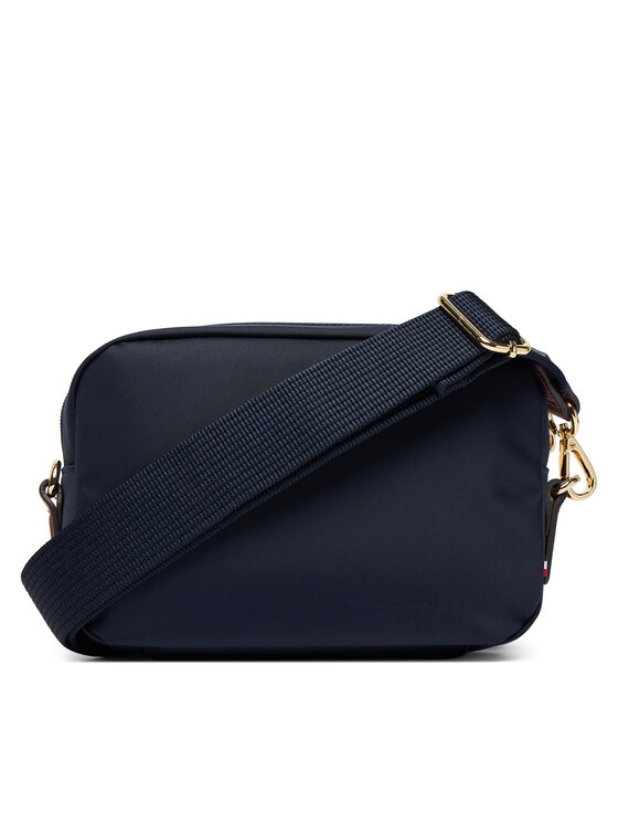 Tommy Hilfiger Geantă Tommy Hilfiger Popette Camera Bag Corp AW0AW17710 Bleumarin