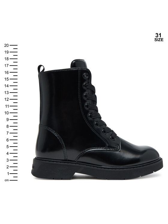 Calvin Klein Turistická obuv Calvin Klein V3X5-83185-1453 S Černá