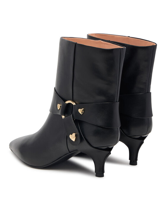 LOVE MOSCHINO Боти LOVE MOSCHINO JA21077G0PIA0000 Черен
