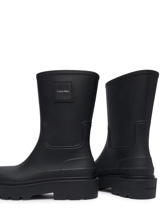 Calvin Klein Kalosze Calvin Klein Rainboot Rubber HW0HW03179 Czarny