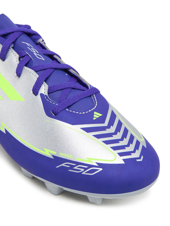 adidas Futbalové topánky adidas F50 Club Messi Firm/Multi-Ground IH0916 Sivá