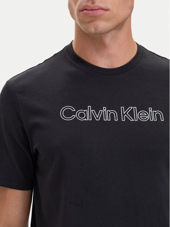 Calvin Klein Calvin Klein Camiseta 30s Logo Graphic LV04LH800G Negro Regular Fit