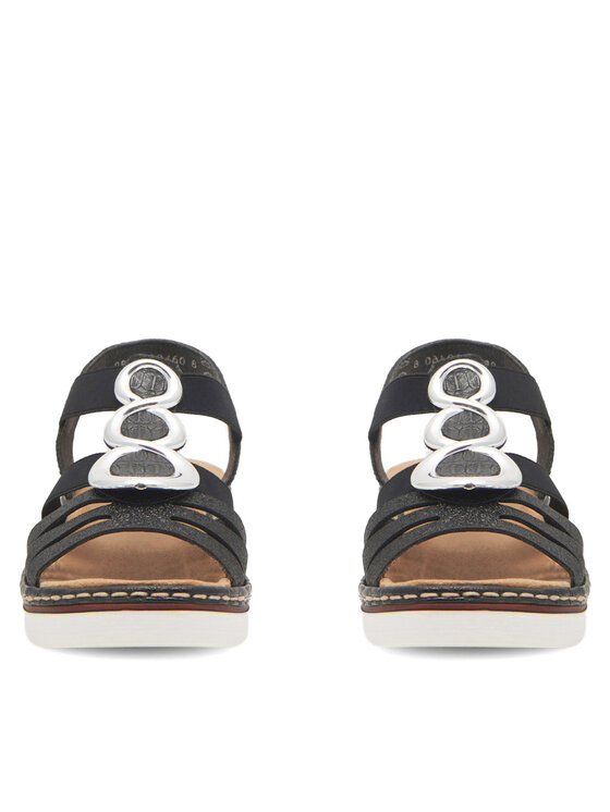 Rieker Sandale Rieker 679L4-00 Negru