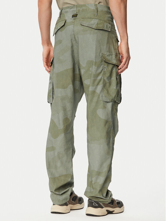 G-STAR G-Star Raw Hlače iz tkanine MA1 Cargo D26945-E520 Svetlo zelena Tapered Fit