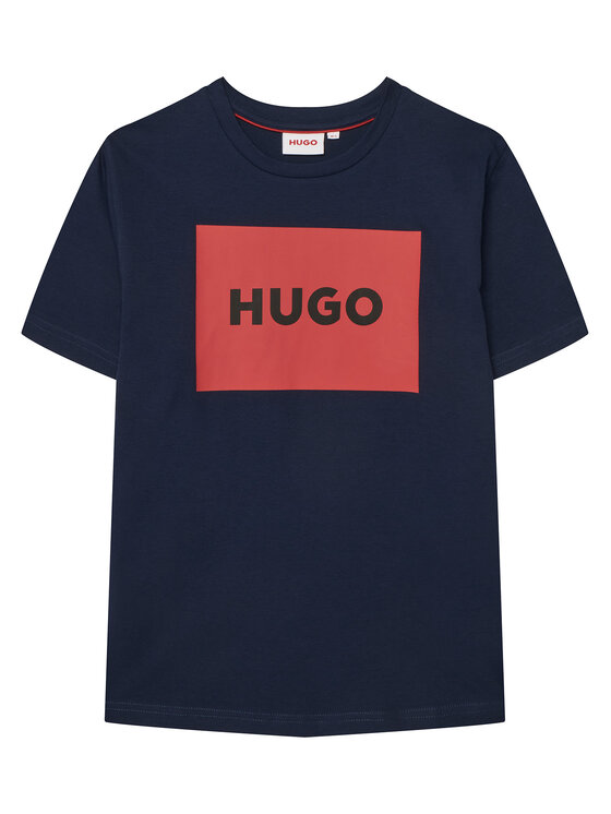 HUGO HUGO Camiseta G00572 D Azul marino Regular Fit