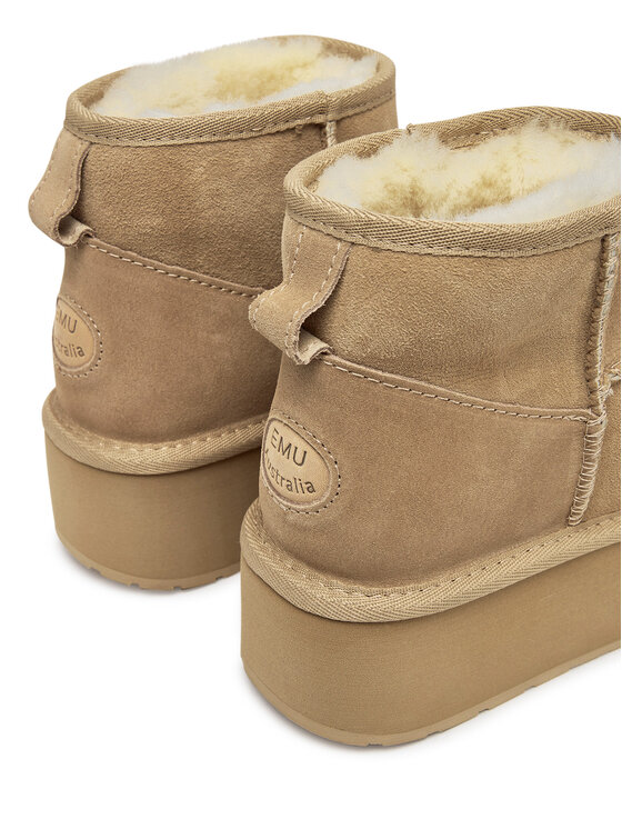 EMU Australia Sněhule EMU Australia Stinger Micro Flatform W13082 Béžová