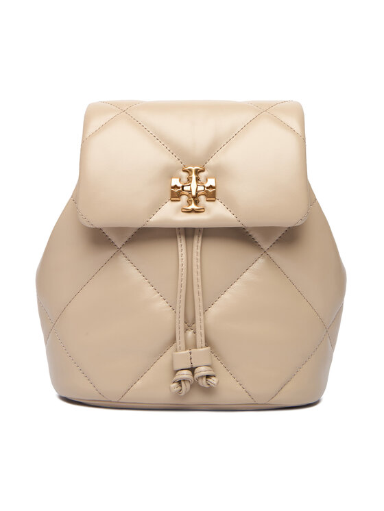 Tory Burch Рюкзак Tory Burch Kira Diamond Quilt Small Bacpack 170485 Кремовий